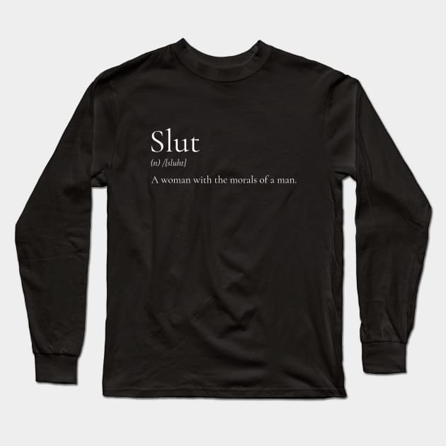 Most Accurate Definition Of Slut Long Sleeve T-Shirt by BamBam